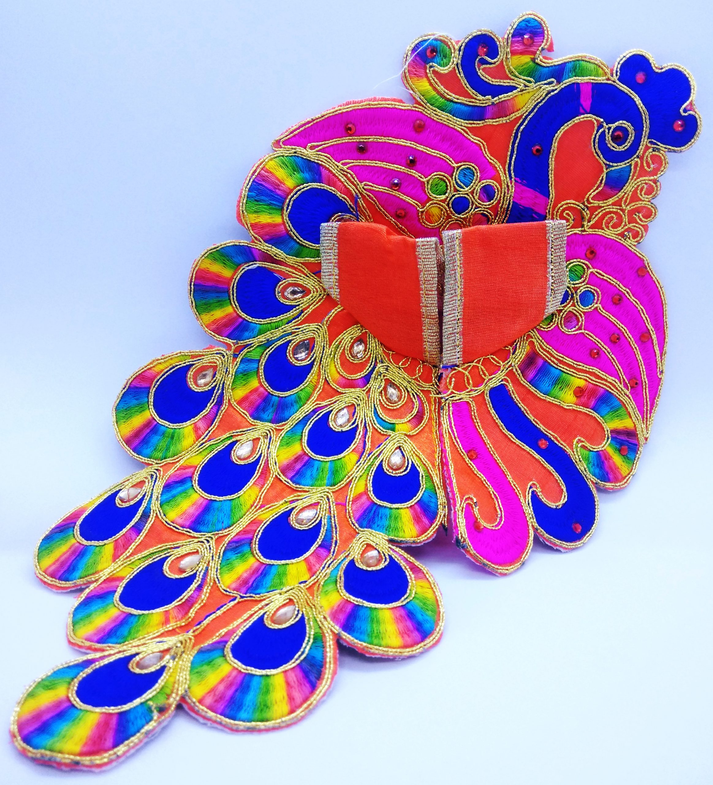Laddu gopal peacock type dress