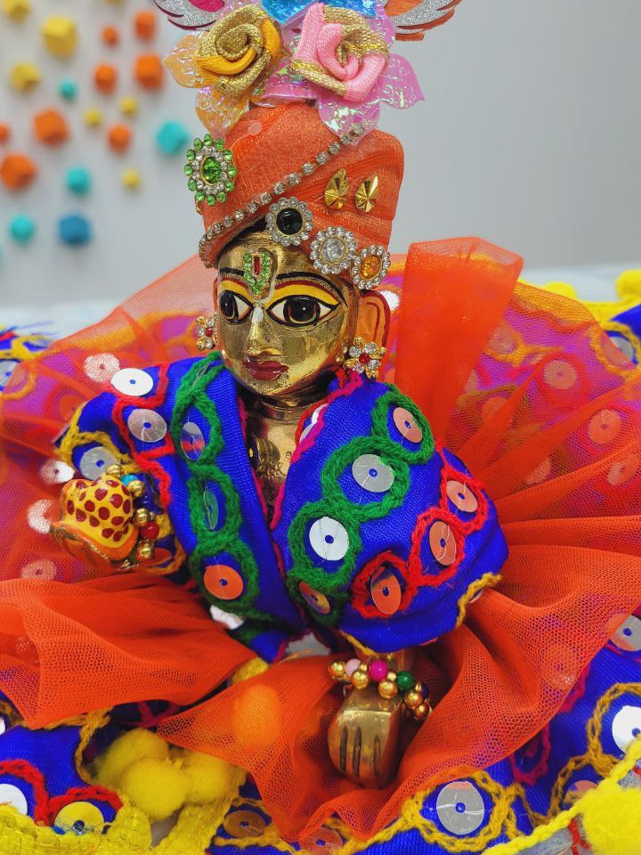 SHYAM Laddu Gopal FESTIVAL Special HEAVY Dress With Mukut Size 4 Dress  Price in India - Buy SHYAM Laddu Gopal FESTIVAL Special HEAVY Dress With  Mukut Size 4 Dress online at Flipkart.com