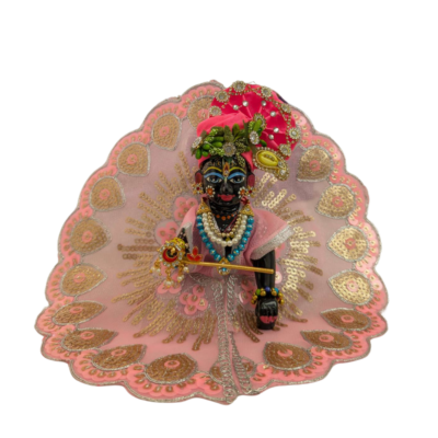 Laddu Gopal Pink Dress