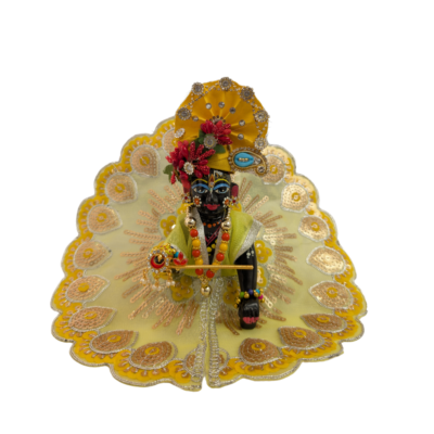 Laddu Gopal Yellow Dress