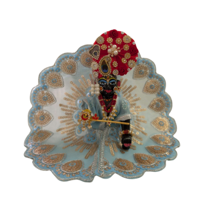 Laddu Gopal Sky Blue Dress